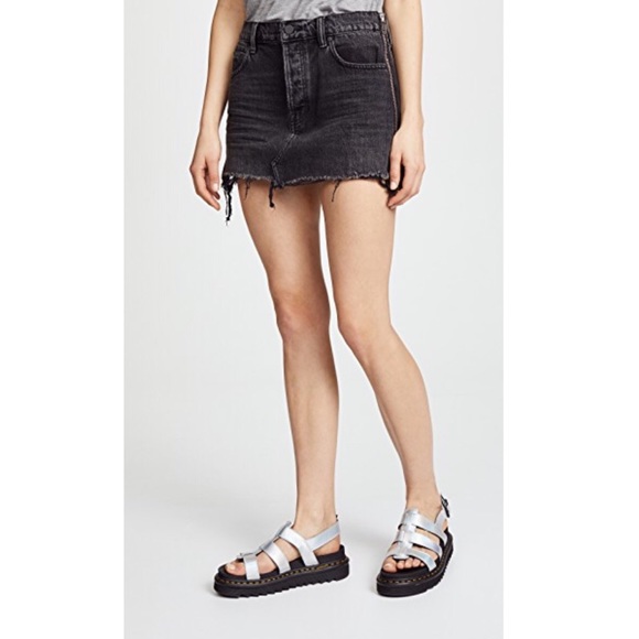Alexander Wang x denim side zip skirt - Picture 3 of 7